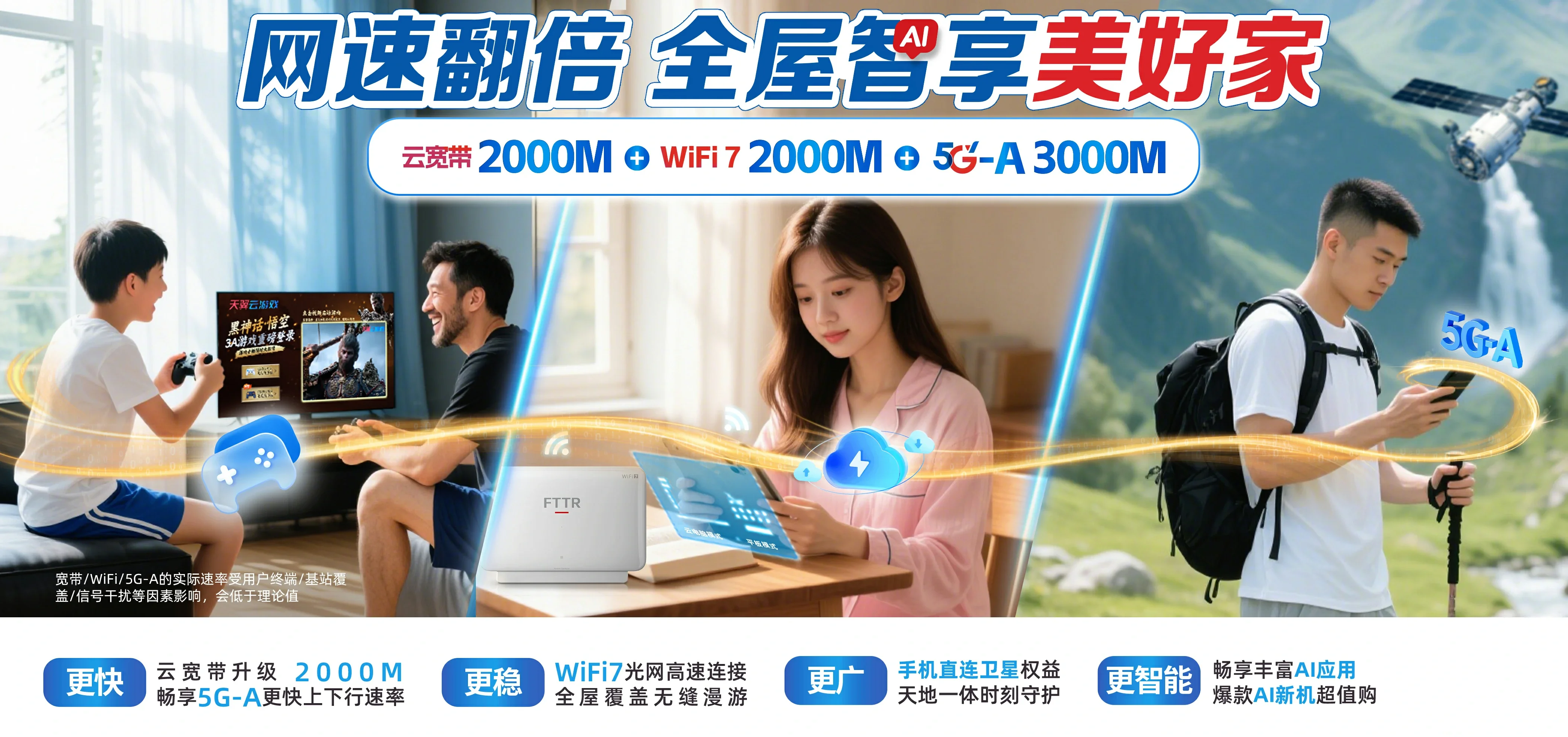 中国电信 岭东区电信宽带 宽带套餐
